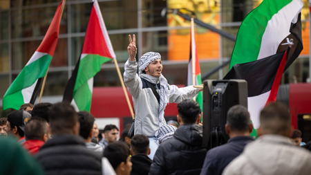 Ein schwieriges Thema - Reportage der Palästina-Demo in Erfurt