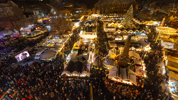 Professionelle Fotos auf dem Weihnachtsmarkt in Erfurt